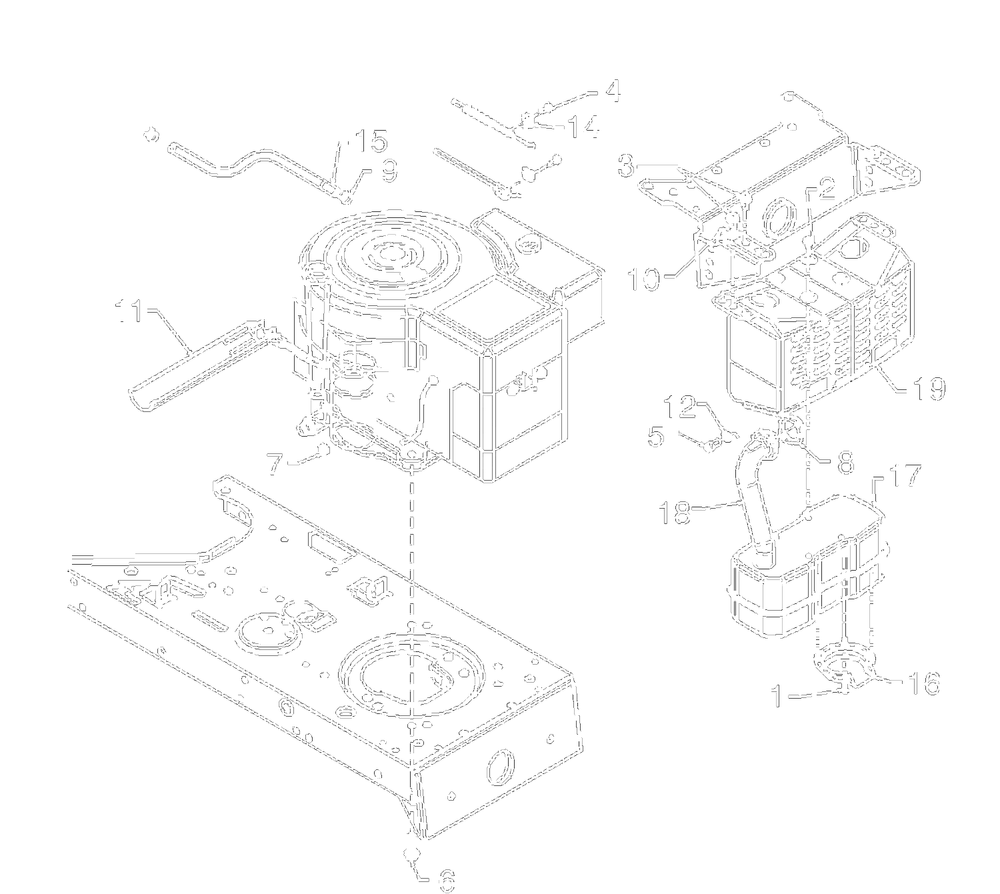 Mufflerandengine Accessories, B&s Overhead Valve Diagram and Parts List for 13AN695G000 2000 Yard Machines Lawn Tractor